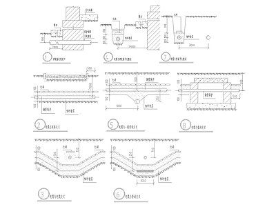 室外电缆管沟布置大样 施工图