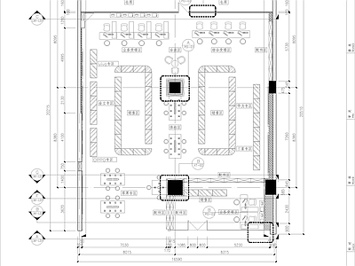 七星手机连锁营业展厅 施工图