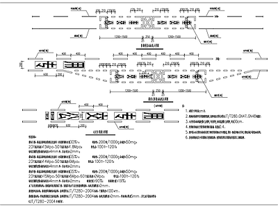 减速线振荡标线导向线 施工图