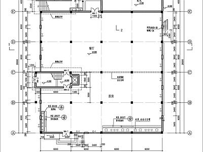 多功能食堂建筑图 施工图