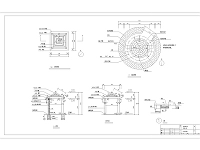 景观亭节点 施工图
