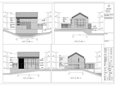 深圳华侨城欢乐海岸商业街区单体建筑 施工图