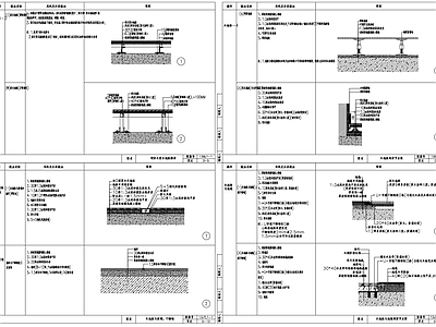 地面通用节点 效果图 施工图
