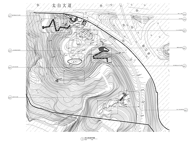 滨水山地公园景观 施工图