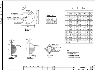 倒虹管阀门井配筋图 施工图 混凝土节点