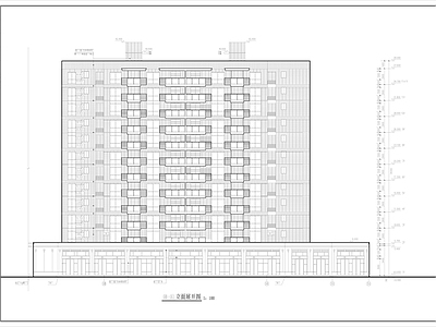 高层住宅小区建筑 施工图