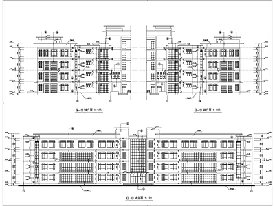 某大学图书馆建筑 施工图