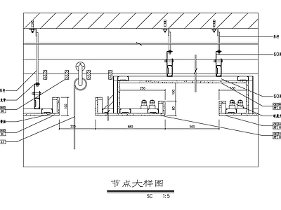 玻璃幕墙窗帘节点 施工图