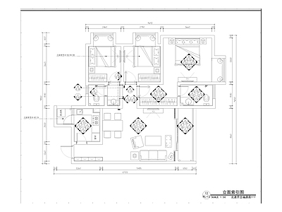 工业园区职工之家租赁房室内 施工图