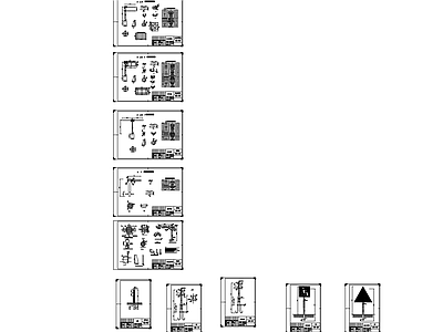 交通标志红绿灯悬臂杆 警示拄节点 施工图