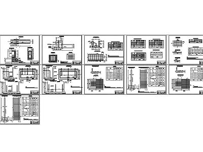 渠道阀门进水池节点 施工图