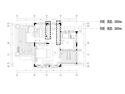 中建壹号别墅样板间室内 施工图