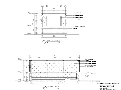 人防出入口 施工图 建筑通用节点