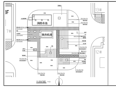 方中心绿地景观 施工图