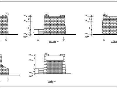 烽火台建筑 施工图