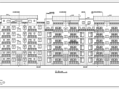 小高层住宅楼建筑 施工图