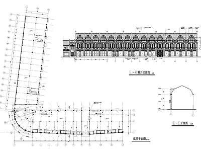 欧式凯司令咖啡馆古建筑 施工图