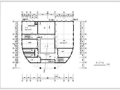 四层城建图书馆建筑 施工图