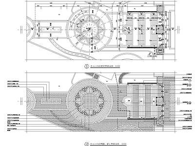 某小区主入口台阶节点 施工图 建筑通用节点