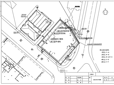 高压旋喷桩结合钢管桩及锚杆深基坑支护节点 施工图