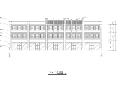 欧式普发公司古建筑 施工图