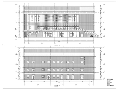 三层食堂建筑设计 施工图