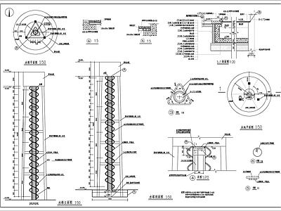 水塔详图 施工图
