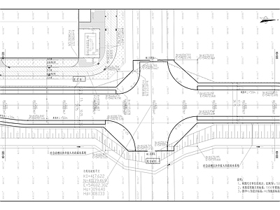 凤凰湖产业园莲花路道路工程 施工图