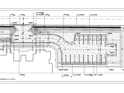 停车场景观 施工图 户外
