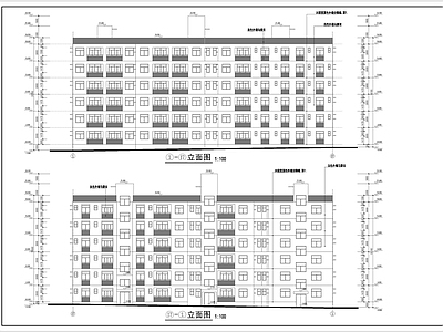 保障房公寓建筑 施工图