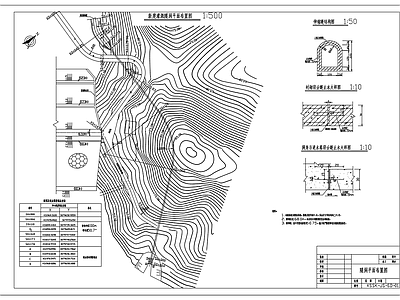 新建灌溉隧洞结构设计节点 施工图