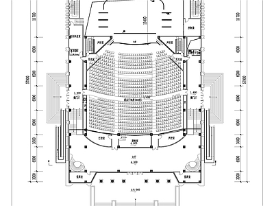 报告厅建筑 施工图