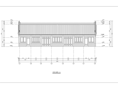 北方古城古建改造商业院落建筑 施工图