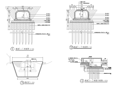 景观排水箱节点 施工图