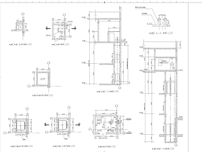 观光电梯节点 施工图
