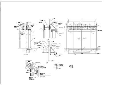 推拉门节点 施工图