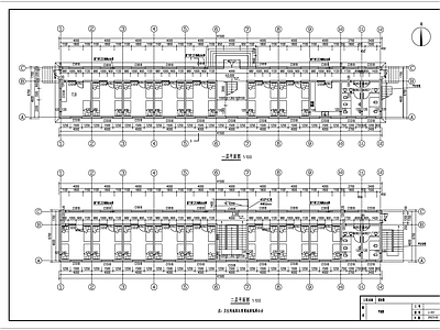 二层宿舍楼建筑施工图