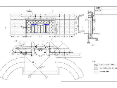 旋转门详图 施工图