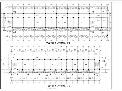 电子工厂宿舍建筑 施工图