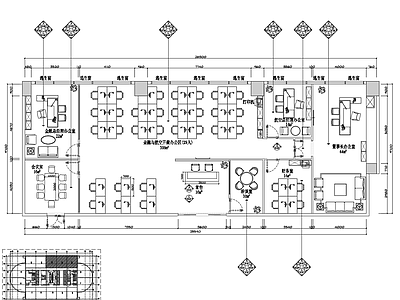 深圳260m²办公室室内 施工图