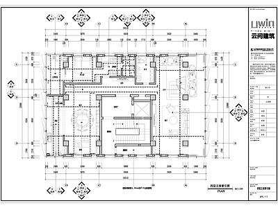 2200㎡现代轻奢九层别墅室内 施工图