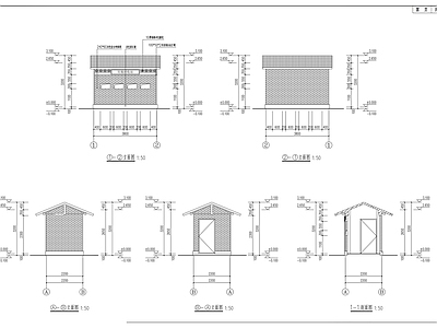 垃圾房节点 施工图 建筑通用节点