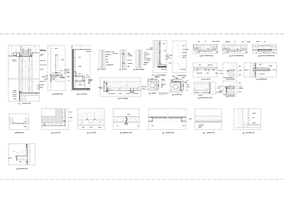 2023年常见工装节点 施工图 建筑通用节点