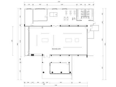 展厅室内 施工图