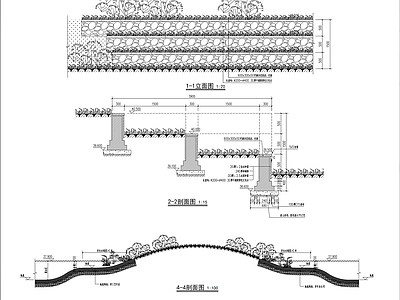 景观草阶 施工图