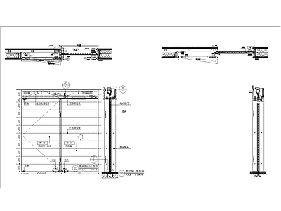 电动移门 施工图 通用节点
