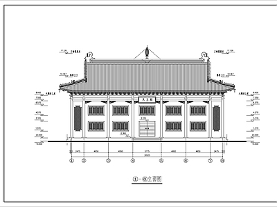 洗心禅寺天王殿 施工图