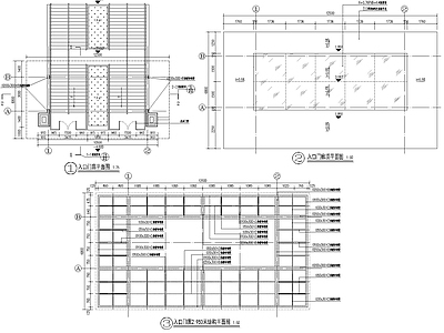 入口门廊 施工图