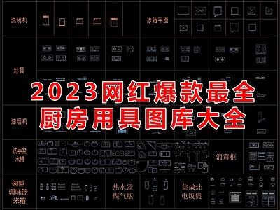 2023网红爆款最全厨房用具图库大全