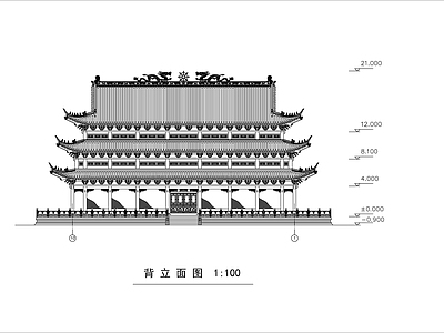 极普寺大雄宝殿 施工图